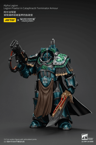 JOYTOY ALPHA LEGION LEGION PRAETOR IN CATAPHRACTII TERMINATOR ARMOUR