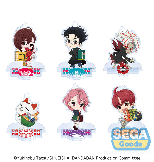 TV ANIME DAN DA DAN CHIBI ACRYLIC KEYCHAIN STAND (6PC PER BOX)