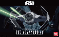 BANDAI 1/72 TIE ADVANCED X1