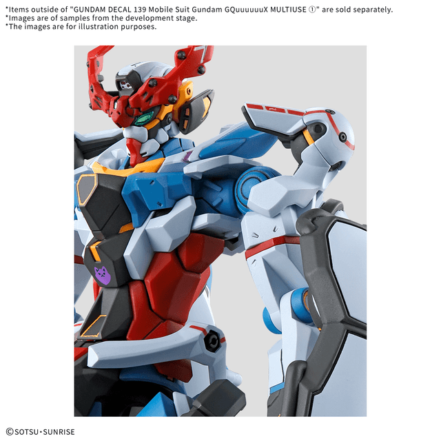 GUNDAM DECAL139 MOBILE SUIT GUNDAM GQUUUUUUX MULTIUSE Â‘