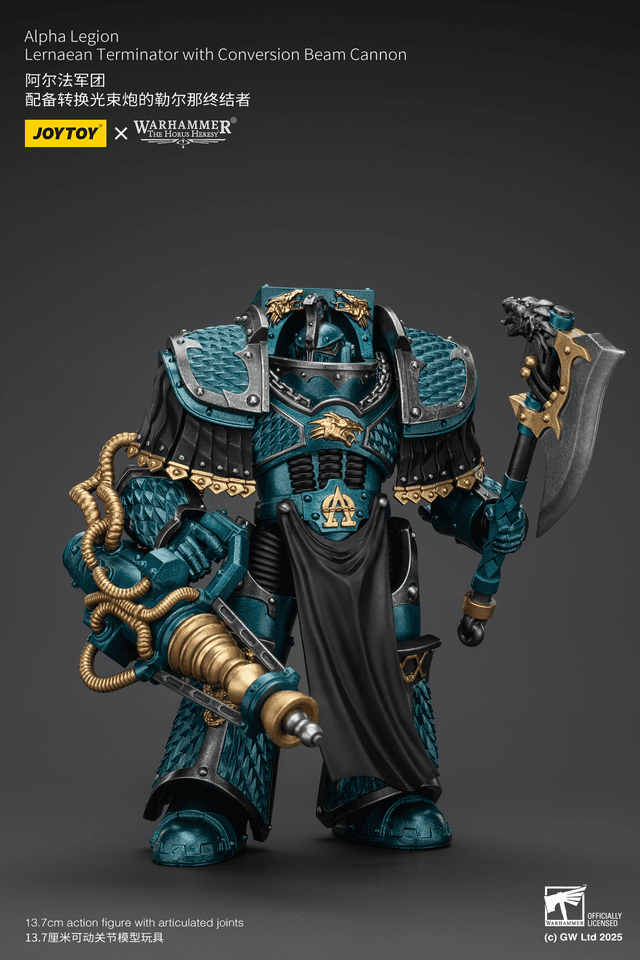 JOYTOY ALPHA LEGION LERNAEAN TERMINATOR WITH CONVERSION BEAM CANNON