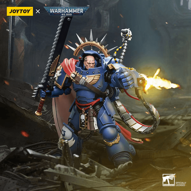 JOYTOY ULTRAMARINES CAPTAIN IN GRAVIS ARMOUR