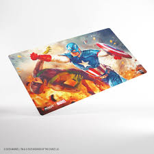 GAMEGENIC PLAYMAT CAPTAIN AMERICA SUPER SOLDIER