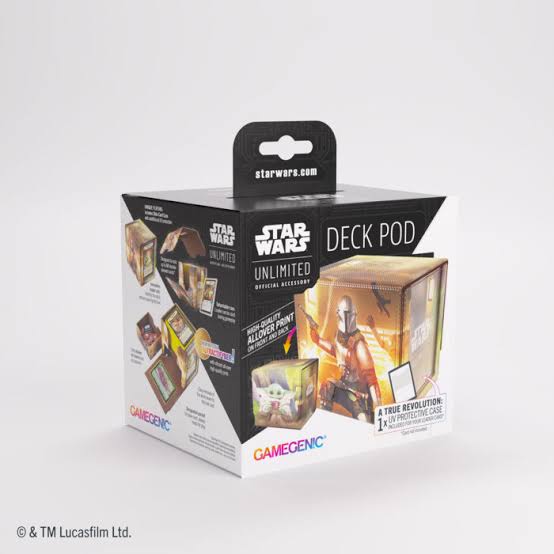 GAMEGENIC STAR WARS UNLIMITED DECK POD THE MANDALORIAN & GROGU