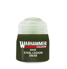 WARHAMMER COLOUR STEEL LEGION DRAB 12ML