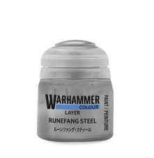 WARHAMMER COLOUR RUNEFANG STEEL 12ML