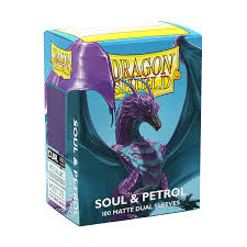 DRAGON SHIELD SLEEVES DUAL MATTE SOUL AND PETROL 100CT