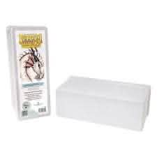 DRAGON SHIELD FOUR COMPARTMENT STORAGE BOX WHITE