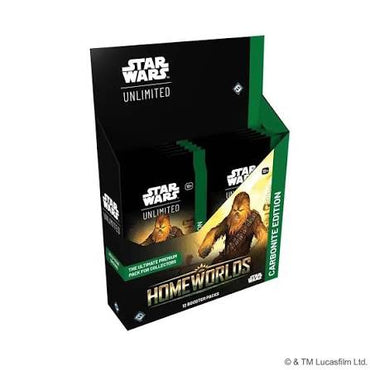 STAR WARS UNLIMITED HOMEWORLDS CARBONITE BOOSTER BOX PRE ORDER ^ OCT 9/26