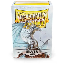 DRAGON SHIELD SLEEVES MATTE SILVER 100CT