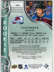 2019-20 Upper Deck Artifacts Hockey Artifacts Rookie Dual Patch #161 Rookie Rc Cale Makar /199