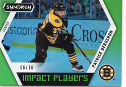 2017-18 Upper Deck Synergy Impact Players Ip-13 Patrice Bergeron /16