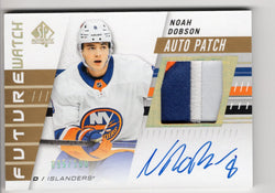 2019-20 Upper Deck Sp Authentic Future Watch Auto Patch #193 Rookie Rc Auto Noah Dobson /100