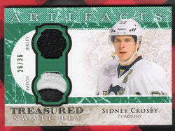 2012-13 Upper Deck Artifacts Hockey Treasured Swatches Ts-Sc Sidney Crosby /36