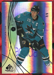 2024-25 Upper Deck Sp Game Used Purple #175 Joe Thornton /5
