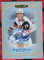 2019-20 Upper Deck Stature Rookie Auto #175 Rookie Rc Auto Barrett Hayton /199
