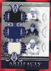 2010-11 Upper Deck Artifacts Hockey Tundra Trios Tt3-Rmski Lecavalier Crosby Richards /50