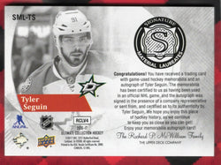 2016-17 Upper Deck Ultimate Collection Hockey Signature Materials Sml-Ts Auto Tyler Seguin /99