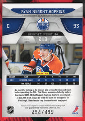 2011-12 Panini Panini Certified Rookie Auto Patch #219 Rookie Rc Auto Ryan Nugent-Hopkins /499