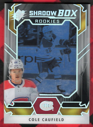 2021-22 Upper Deck Spx Shadowbox Rookies Sb-1 Rookie Rc Cole Caufield