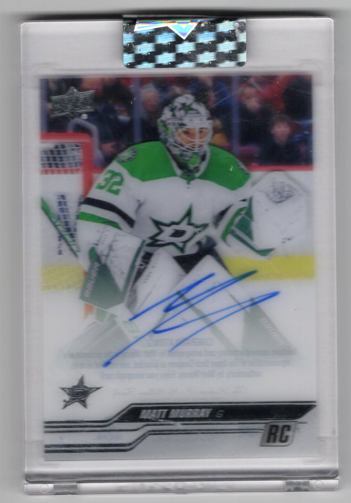 2023-24 Upper Deck Clear Cut Hockey Rookie Auto Cc-My Rookie Rc Auto Matt Murray