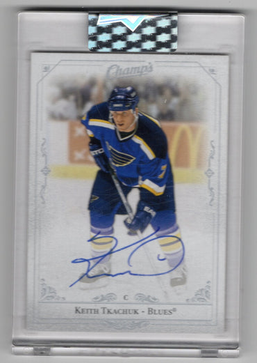 2020-21 Upper Deck Clear Cut Hockey Champ's Auto C-Kt Auto Keith Tkachuk