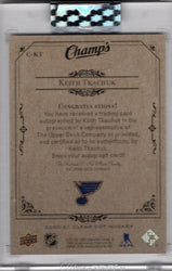 2020-21 Upper Deck Clear Cut Hockey Champ's Auto C-Kt Auto Keith Tkachuk