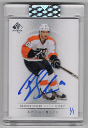 2019-20 Upper Deck Sp Authentic Hockey Buybacks Udc148620 Auto Brayden Schenn /1