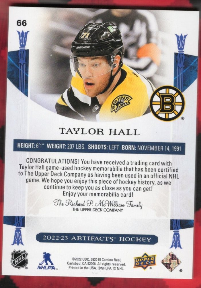 2022-23 Upper Deck Artifacts Copper #66 Taylor Hall /15