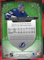 2022-23 Upper Deck Stature Green #79 Andrei Vasilevskiy /99