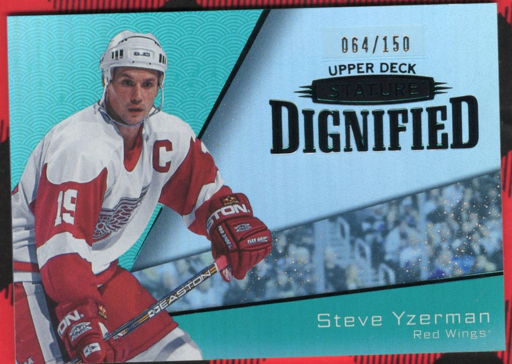 2022-23 Upper Deck Stature Dignified D-7 Steve Yzerman /150