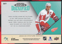 2022-23 Upper Deck Stature Dignified D-7 Steve Yzerman /150