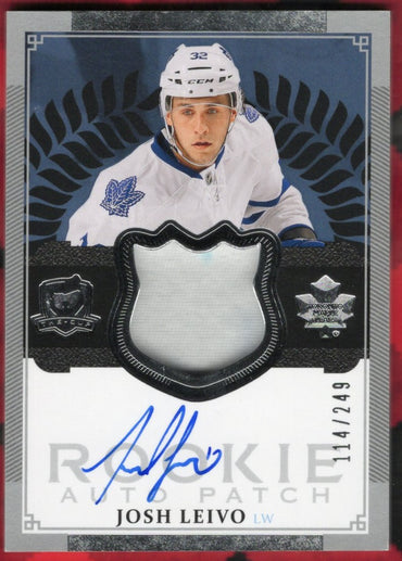 2013-14 Upper Deck The Cup Hockey Rookie Auto Patch #157 Rookie Rc Auto Josh Leivo /149