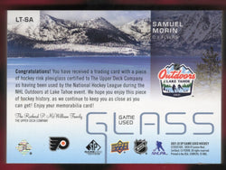 2021-22 Upper Deck Sp Game Used Game Used Glass Lt-Sa Samuel Morin /25
