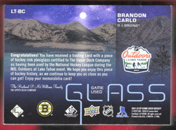 2021-22 Upper Deck Sp Game Used Game Used Glass Lt-Bc Brandon Carlo /10