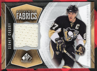 2009-10 Upper Deck Sp Game Used Authentic Fabrics Af-Sc Sidney Crosby