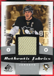 2010-11 Upper Deck Sp Game Used Authentic Fabrics Af-Sc Sidney Crosby