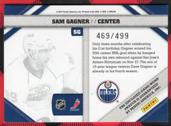 2011 Panini Pinnacle Authentic Threads Sg Sam Gagner /499