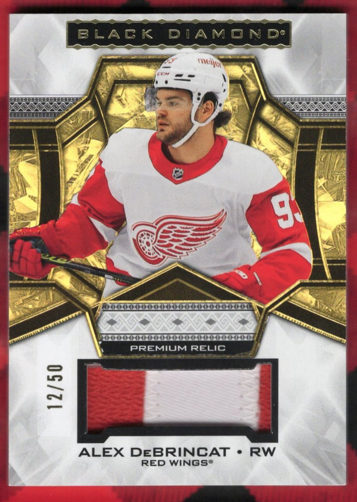 2024-25 Upper Deck Black Diamond Premium Relic Bdb-Ad Alex Debrincat /50