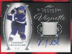 2023 Leaf In The Game Used Vignette V-Vl1 Auto Vincent Lecavalier /9