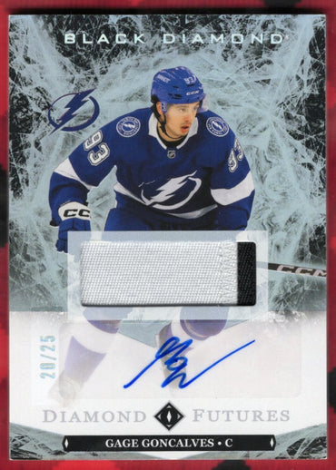 2024-25 Upper Deck Black Diamond Diamond Futures Bdf-Gg Rookie Rc Auto Gage Concalves /25