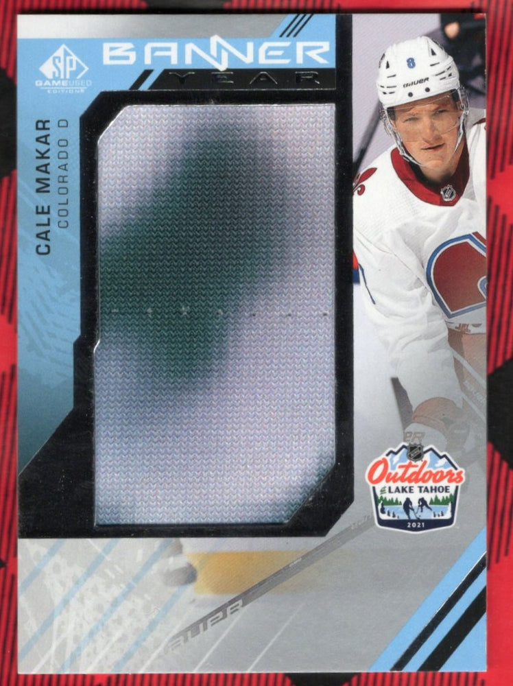2021-22 Upper Deck Sp Game Used Banner Year Bylt-Cm Cale Makar
