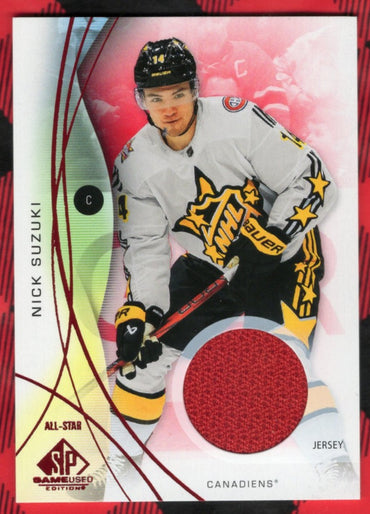 2024-25 Upper Deck Sp Game Used Red Jersey #163 Nick Suzuki