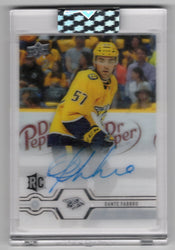 2019-20 Upper Deck Clear Cut Hockey Clear Cut Auto Cc-Df Rookie Rc Auto Dante Fabbro