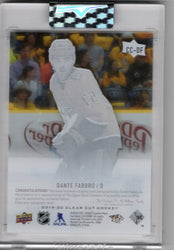 2019-20 Upper Deck Clear Cut Hockey Clear Cut Auto Cc-Df Rookie Rc Auto Dante Fabbro