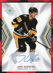 2021-22 Upper Deck Ultimate Collection Hockey Auto #67 Auto Jake Guentzel