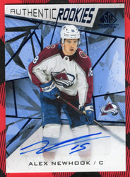 2021-22 Upper Deck Sp Game Used Authentic Rookies Auto #135 Rookie Rc Auto Alex Newhook