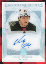 2017-18 Upper Deck The Cup Enshrinements E-Mg Auto Mikael Granlund /99