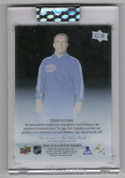 2023-24 Upper Deck Clear Cut Hockey Clear Cut Auto Cc-Sb Auto Scotty Bowman