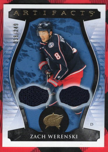 2023-24 Upper Deck Artifacts Hockey Dual Patch #68 Zach Werenski /249
